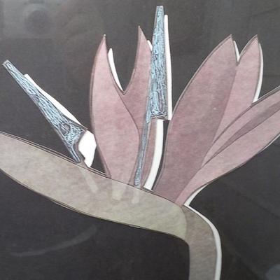 Bird of Paradise by "Pessia" 29 x 35.