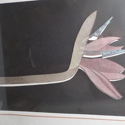 Bird of Paradise by "Pessia" 29 x 35.