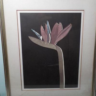 Bird of Paradise by "Pessia" 29 x 35.
