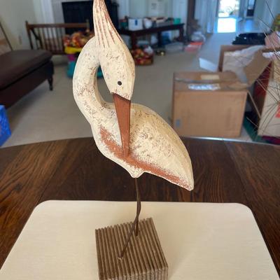 Handmade Wood Pelican