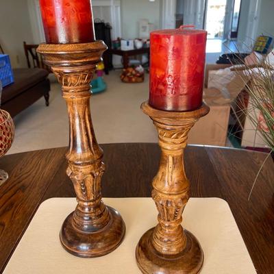 Two Candle Holders