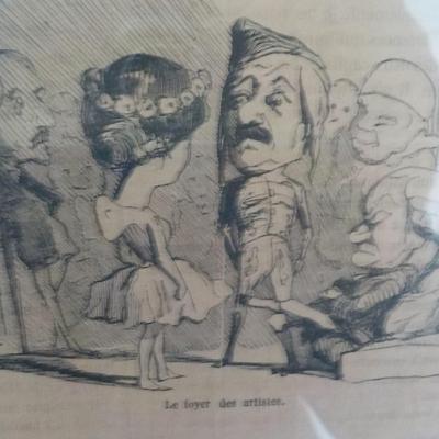 The Real Original Frecnh Comic " Croquis Dramatiques par Daumier".