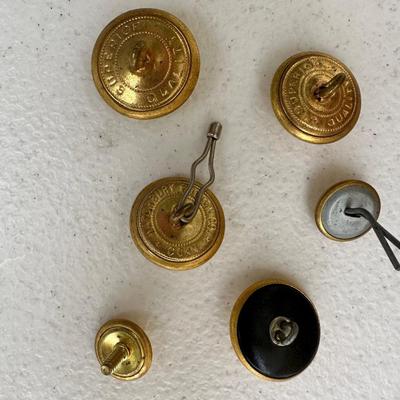 Box of Gold Navy Buttons