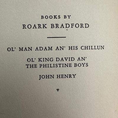 John Henry by Roark Bradford. First Edition