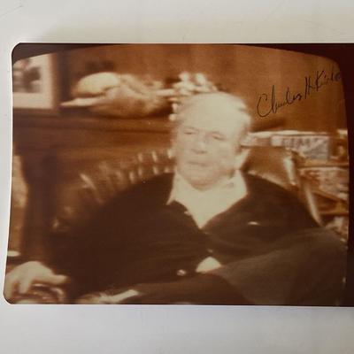 Charley H. Kislo signed photo