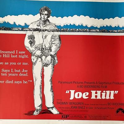 Joe Hill 1971 vintage movie poster