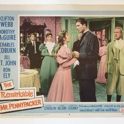 The Remarkable Mr. Pennypacker original 1959 vintage lobby card