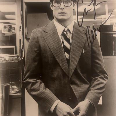 Superman Christopher Reeve signed promo photo