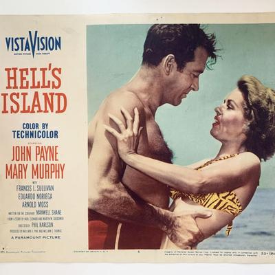 Hell's Island
original 1955 vintage lobby card