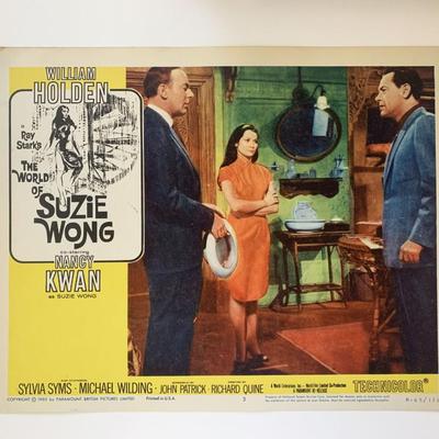 The World of Suzie Wong original 1965R vintage lobby card