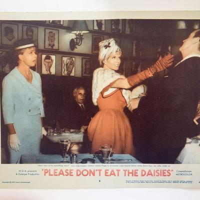 Please Don't Eat the Daisies original 1960 vintage lobby card