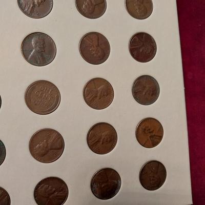 BOOK OF 1950'S-S WHEAT PENNIES