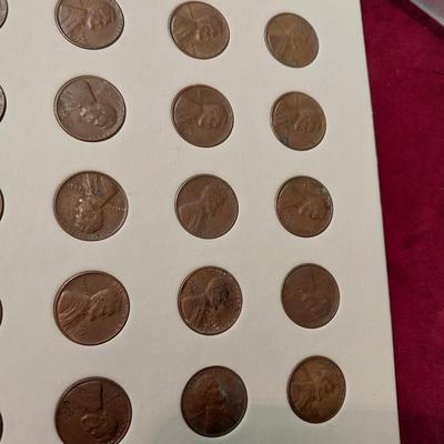 BOOK OF 1950'S-S WHEAT PENNIES