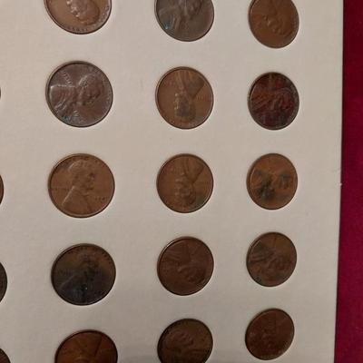 BOOK OF 1940'S-S WHEAT PENNIES