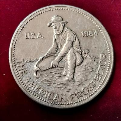 THE AMERICAN PROSPECTOR 1 TROY OUNCE OF FINE SILVER