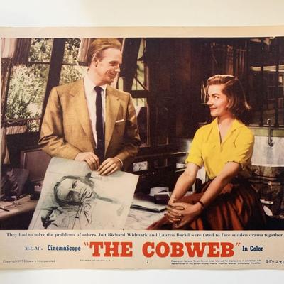 The Cobweb 
original 1955 vintage lobby card