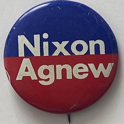 Richard Nixon campaign pin