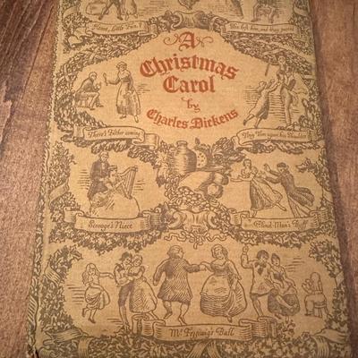 Vintage Christmas Book Lot Charles Dickens & More!