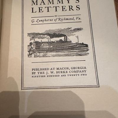 Antique Mammyâ€™s Letters Paperback Book