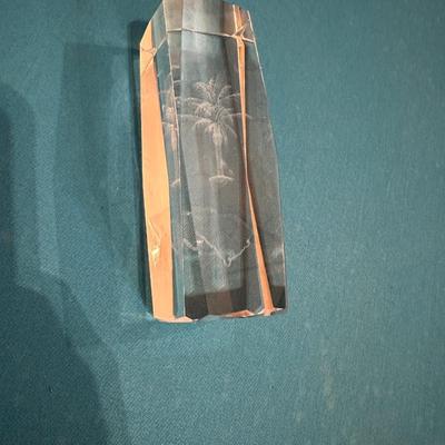 Crystal South Carolina Paperweight