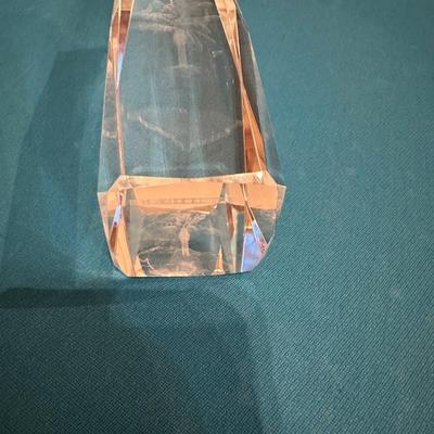 Crystal South Carolina Paperweight