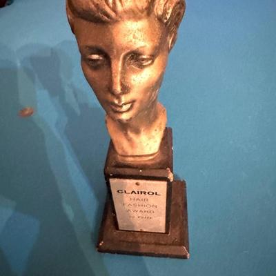 Vintage Clairol Hair Fashion Award Trophy