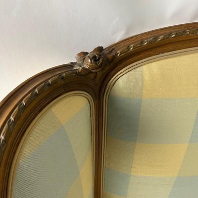 1948 Pair of Antique Custom Upholstered French Twin Beds