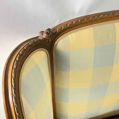 1948 Pair of Antique Custom Upholstered French Twin Beds