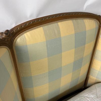 1948 Pair of Antique Custom Upholstered French Twin Beds