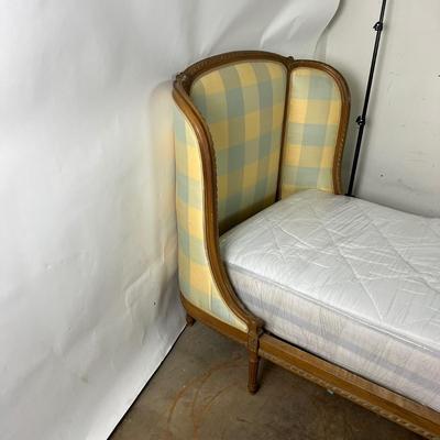 1948 Pair of Antique Custom Upholstered French Twin Beds