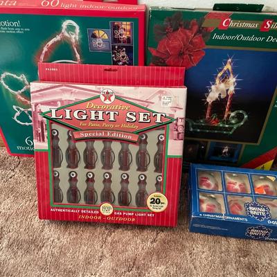 Texaco lights and Christmas lights