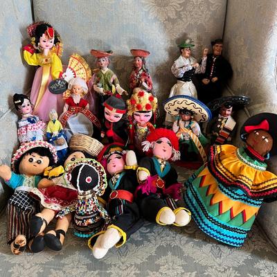 Large Lot Antique Vintage Dolls