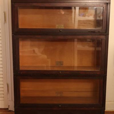 Globe-Wernicke Antique Mahogany Sectional Bookcase (See Description)