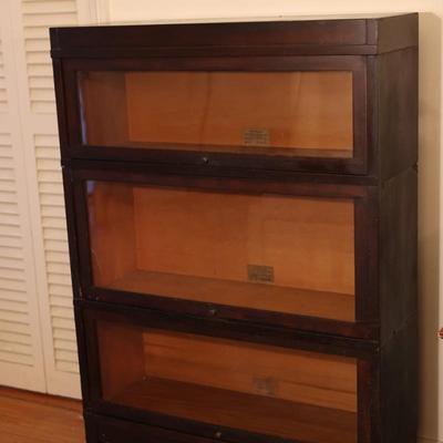 Globe-Wernicke Antique Mahogany Sectional Bookcase (See Description)