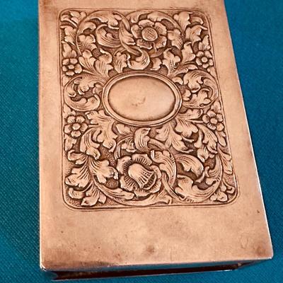 Vintage Repousse Cigarette Case