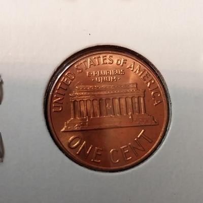 4 BRILLIANT UNCIRCULATED LINCOLN PENNIES