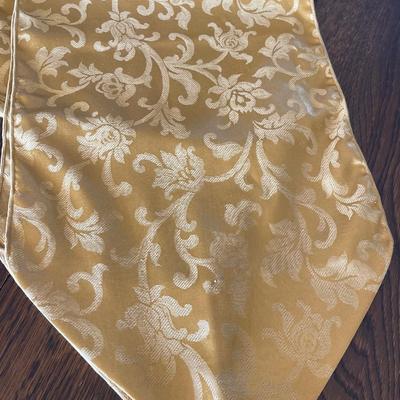 Beautiful Gold Table Runner
