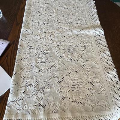 Vintage Lace Tablecloth