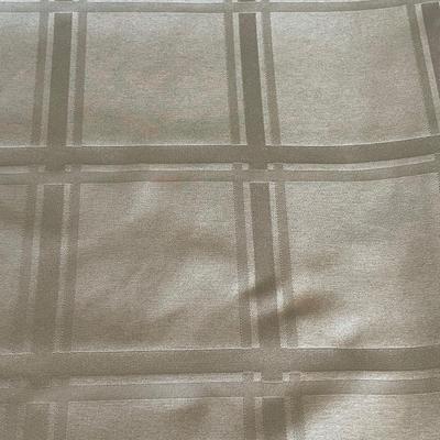 Vintage White Block Tablecloth
