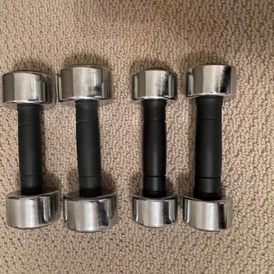 Set of Seven Nordic Track Hand Weights