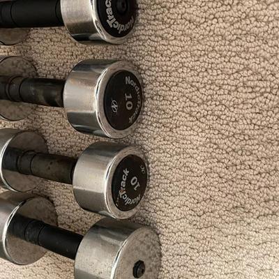 Set of Seven Nordic Track Hand Weights