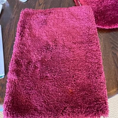 Three Piece Bath Mat Set