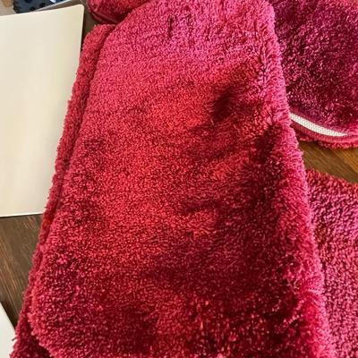 Three Piece Bath Mat Set