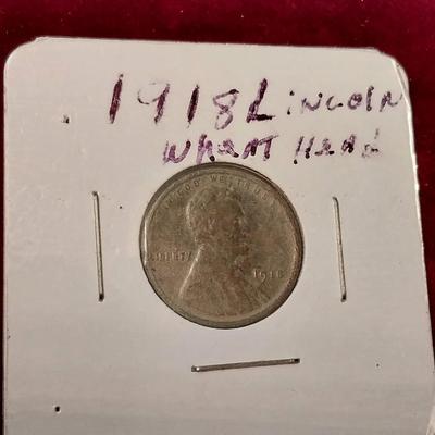 1914 & TWO 1918 WHEAT PENNIES