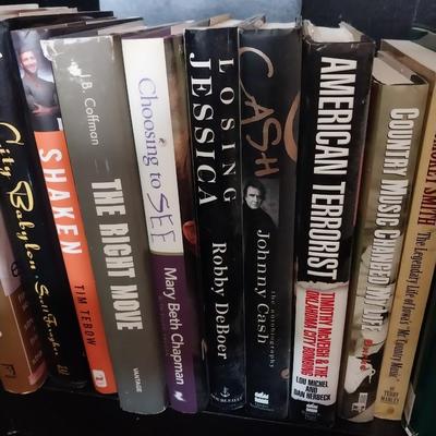 A COLLECTION OF MOSTLY HARDBACK BOOKS