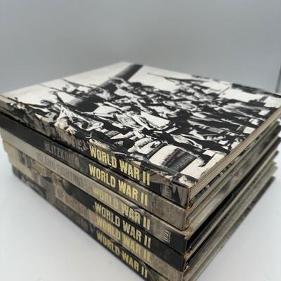 Time Life World War II Series Hardcover Books (6)
