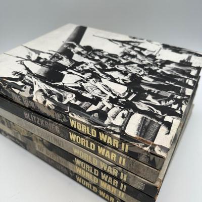Time Life World War II Series Hardcover Books (6)