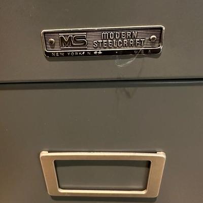 Lot 692 Modern Steelcraff 4 drawer file cabinet