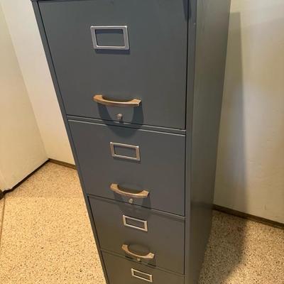 Lot 692 Modern Steelcraff 4 drawer file cabinet