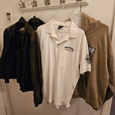 Harley Davidson Hoodie, Golf Shirt and Jackets Size M (FC-DW)